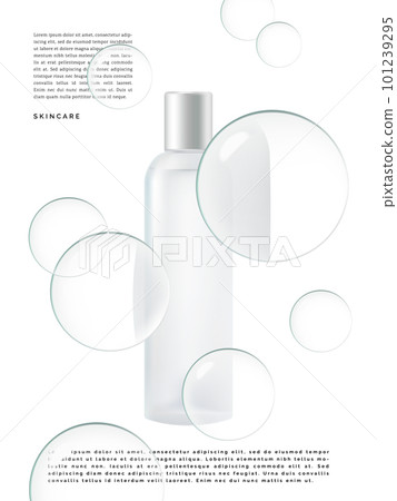 Vector Minimalist Abstract Water Drops Poster, Book Cover or Advertisement Background. Pure White. Vector Minimalist Abstract Water Drops Poster, Book Cover or Advertisement Background. Pure White. 101239295