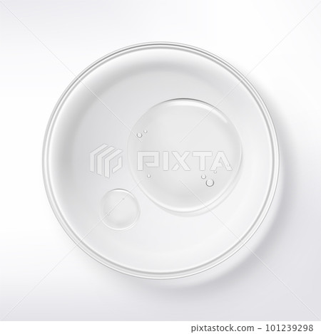 Vector Petri Dish with Beauty Cream or Gel 3D Illustration under sunlight for Beauty and Healthcare Poster, Product Packaging, or Advertisement Background. Vector Petri Dish with Beauty Cream or Gel 3D Illustration under sunlight for Beauty and Healthcare Poster, Product Packaging, or Advertisement Background. 101239298