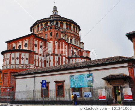Italy Milan Santa Maria delle Grazie Church and Dominican Monastery Da Vinci's "The Last Supper" Italy Milan Santa Maria delle Grazie Church and Dominican Monastery Da Vinci's "The Last Supper" 101241003