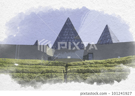 島根縣太田市水彩風格的尼瑪砂博物館 101241927
