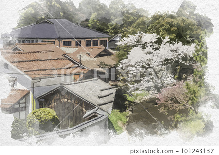 Iwami Ginzan Omori Townscape Ginzan River Oda City, Shimane Prefecture Iwami Ginzan Omori Townscape Ginzan River Oda City, Shimane Prefecture 101243137