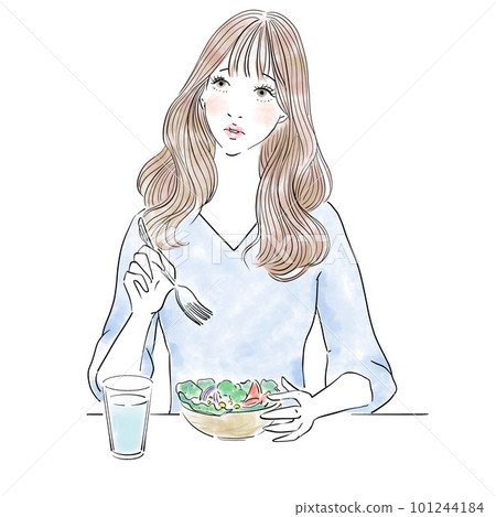 忍耐少食的美女 忍耐少食的美女 101244184