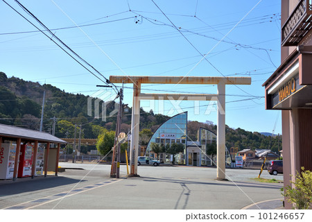 《Mie Prefecture》Ise City JR Sangu Line Futamiura Station 101246657