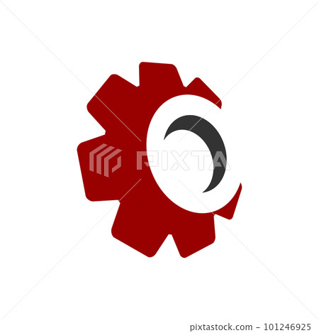 gear logo template. Icon Illustration Brand Identity. Isolated and flat illustration. Vector graphic gear logo template. Icon Illustration Brand Identity. Isolated and flat illustration. Vector graphic 101246925