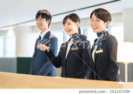 Hotel hotel man business customer service concierge real estate photography cooperation "LINK FOREST" 101247296