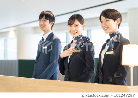 酒店酒店男商務客服禮賓樓盤攝影合作《LINK FOREST》 101247297