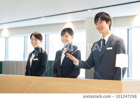 酒店酒店男商務客服禮賓樓盤攝影合作《LINK FOREST》 101247298