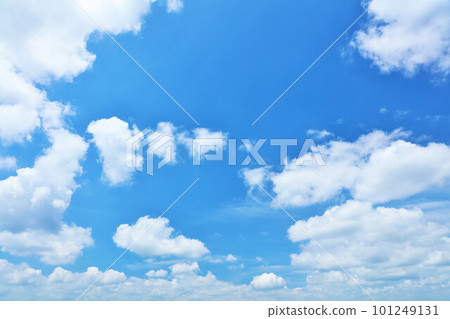 Summer blue sky and white clouds Summer blue sky and white clouds 101249131