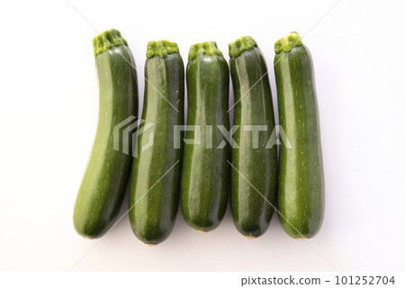 Zucchini white background Zucchini white background 101252704