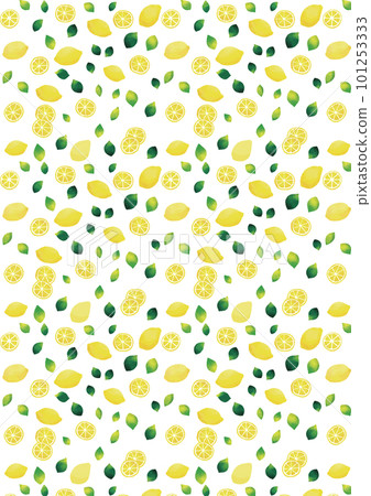 Watercolor touch lemon fresh pattern vertical Watercolor touch lemon fresh pattern vertical 101253333