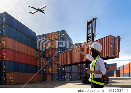 Logistic Export Import Concept Logistic Export Import Concept 101253444