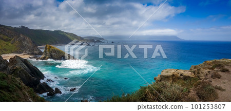 Ortigueira cliffs and atlantic ocean, Galicia, Spain Ortigueira cliffs and atlantic ocean, Galicia, Spain 101253807