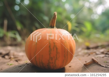 Close up of Squash on nature background with copy space. Healthy vegan vegetarian food concept 101254295
