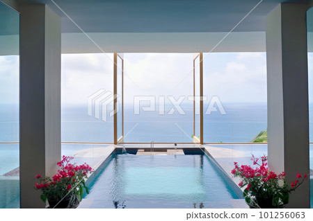 Spa in Bali where you can see the beautiful sea Spa in Bali where you can see the beautiful sea 101256063