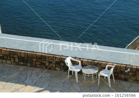 morning terrace with sea view 101256566
