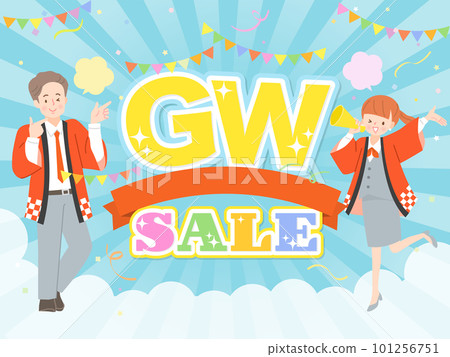 GW sale image design material GW sale image design material 101256751