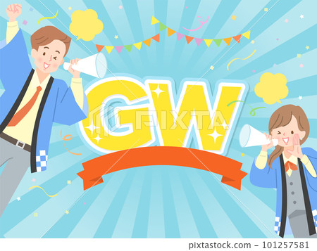 GW event image illustration material 101257581