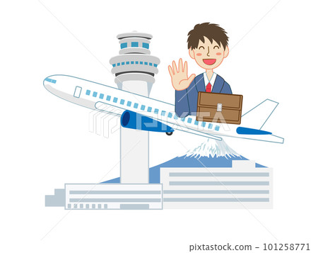 去羽田機場出差的商人 去羽田機場出差的商人 101258771