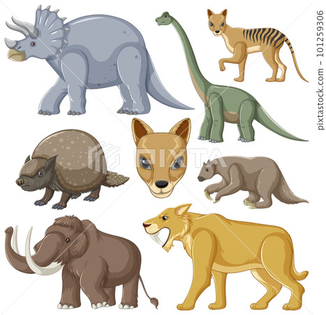 Collection of Extinct Animals 101259306