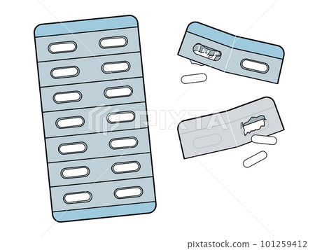 在一張紙上排列的平板電腦的插圖 在一張紙上排列的平板電腦的插圖 101259412