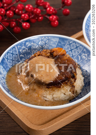 米糕 台灣 食物 小吃 地方菜 Taiwan rice cake pudding トンツーミーガォ 101263206