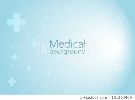 some kind of medical theme for the background in vector 101264469
