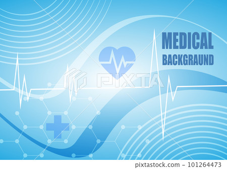 Cute background with light wave for medicine 101264473