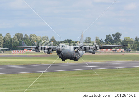Spanish Air Force C-130H Hercules takeoff Spanish Air Force C-130H Hercules takeoff 101264561