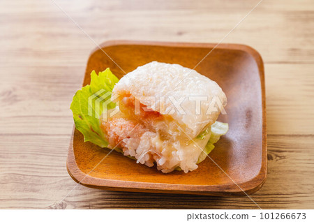 Baked spring roll rice ball Baked spring roll rice ball 101266673