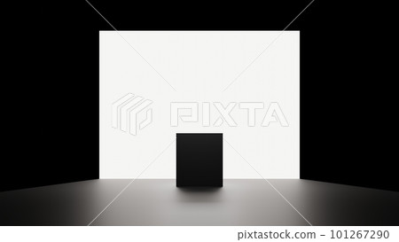 發光牆前的黑盒子 101267290