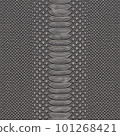 Genuine cobra leather. Gray cobra skin texture for background. 3D-rendering 101268421