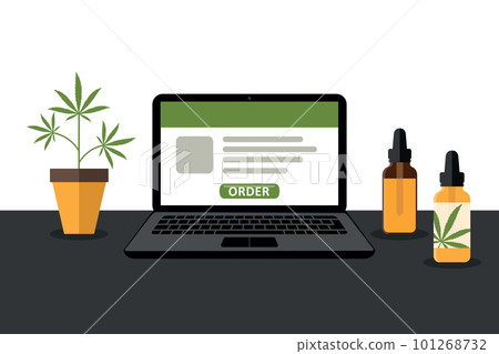 cannabis order online via internet on computer cannabis order online via internet on computer 101268732