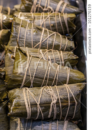 肉粽，粽子，端午節， 台灣，肉宗、宗子、ドラゴンボートフェスティバル、台湾、Zongzi 101270159