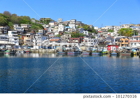 【和歌山縣】晴天的西風崎漁港（日本阿馬爾菲） 101270316