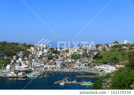 【和歌山縣】晴天的西風崎漁港(日本阿馬爾菲) 【和歌山縣】晴天的西風崎漁港(日本阿馬爾菲) 101270330