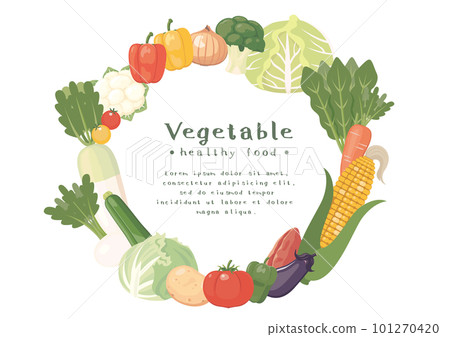 Vegetable frame circle 101270420