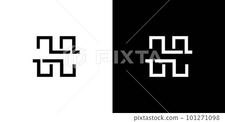 Cool and modern H logo design Cool and modern H logo design 101271098