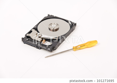 【用螺絲刀拆卸硬盤】 101271695