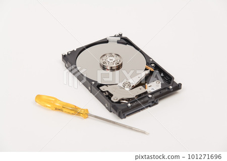 [Disassemble the HDD with a screwdriver] 101271696