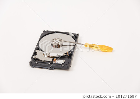 【用螺絲刀拆卸硬盤】 101271697