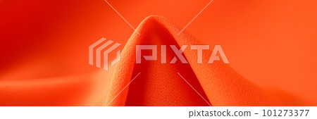 Bright orange fabric background, cotton cloth texture Bright orange fabric background, cotton cloth texture 101273377