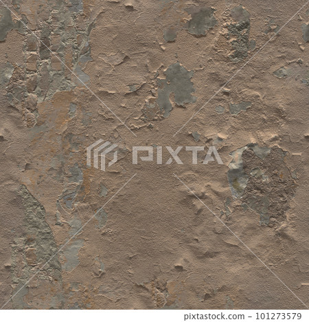 Crackling paint on the plastered wall. The background of an old wall with peeling dirty paint. 3D-rendering Crackling paint on the plastered wall. The background of an old wall with peeling dirty paint. 3D-rendering 101273579