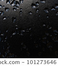 Abstract close-up of a metal surface with an aluminum texture. Aluminum foam background. 3D-rendering 101273646
