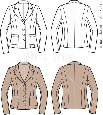 Set of womans business suit jacket. 101273773