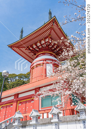 [No. 23 Fudasho] Spring Yakuoji Temple, Pilgrimage Tower [88 places in Shikoku] 101274720