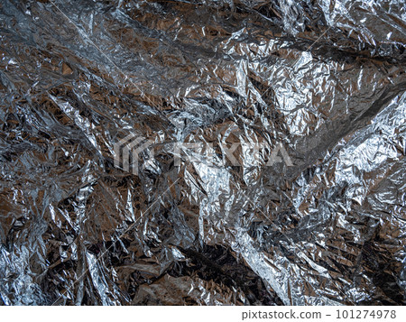 Background image metallic silver silver glitter wallpaper glitter decoration aluminum copy space luxury 101274978