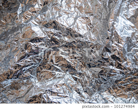 Background image metallic silver silver glitter wallpaper glitter decoration aluminum copy space luxury 101274984