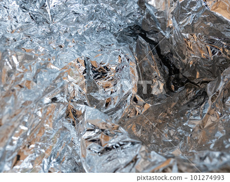 Background image metallic silver silver glitter wallpaper glitter decoration aluminum copy space luxury 101274993