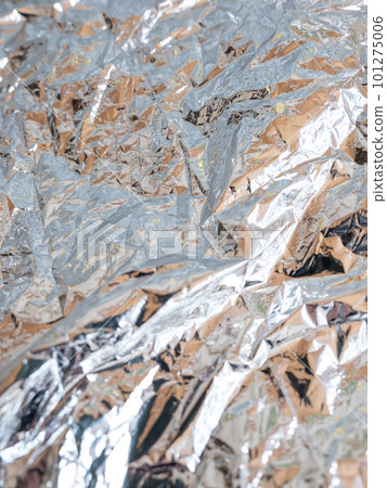 Background image metallic silver silver glitter wallpaper glitter decoration aluminum copy space luxury 101275006