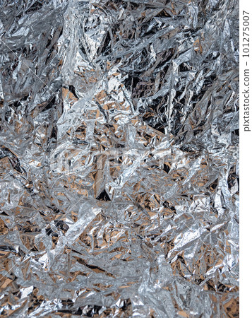 Background image metallic silver silver glitter wallpaper glitter decoration aluminum copy space luxury 101275007